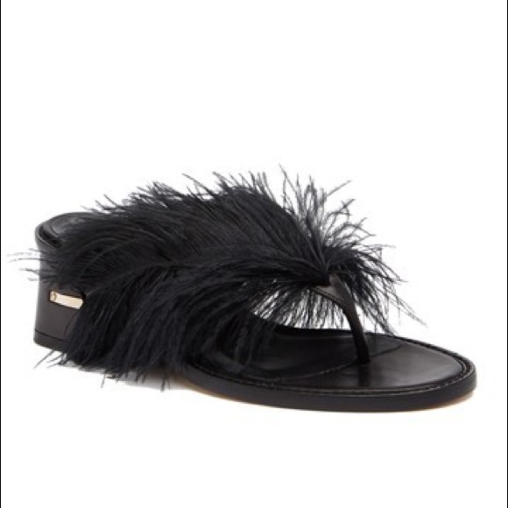 Brand New Tibi Feather Sandals w/ Box and Dust Bag